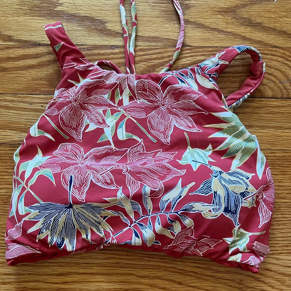 Roxy Bikini Halter Top Reversible